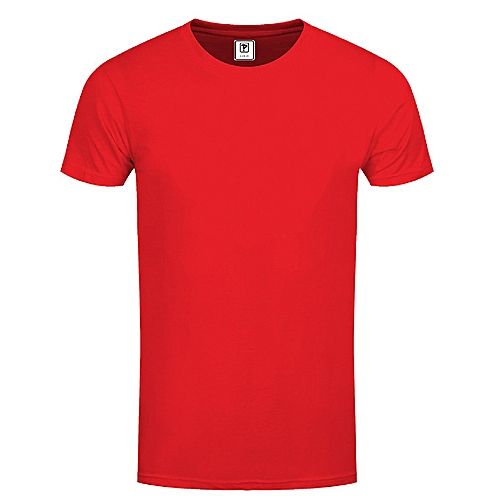 Generic Men’s Round Neck T-shirt – Red	
