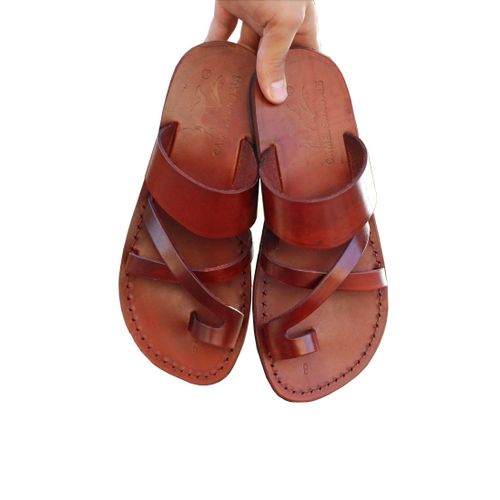 Generic Cross X Leather Craft Women’s Sandals – Brown	