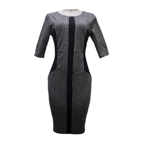 Agelex DLargge Women’s Formal Pedal Sleeved Dress – Black