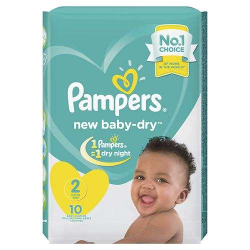 Pampers Low Count S2 (3-6Kg) -10s	