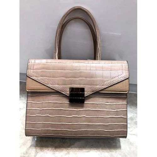 Generic Faux Leather Tote Handbag – Brown	