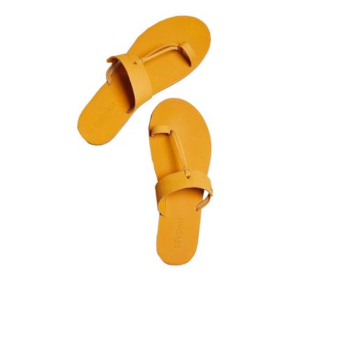 Generic Mustard Leather Craft Women’s Sandals – Yellow	