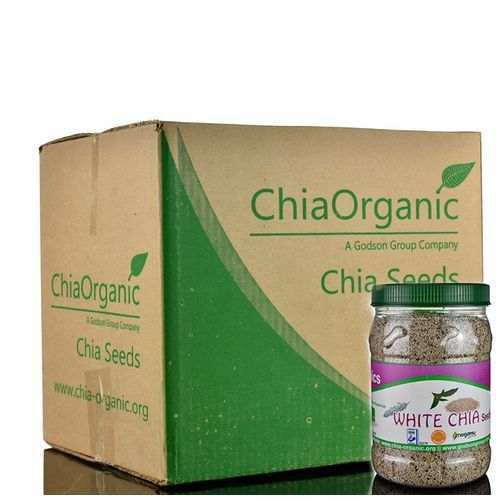 Organics white chia seeds 12 x 500 gm	