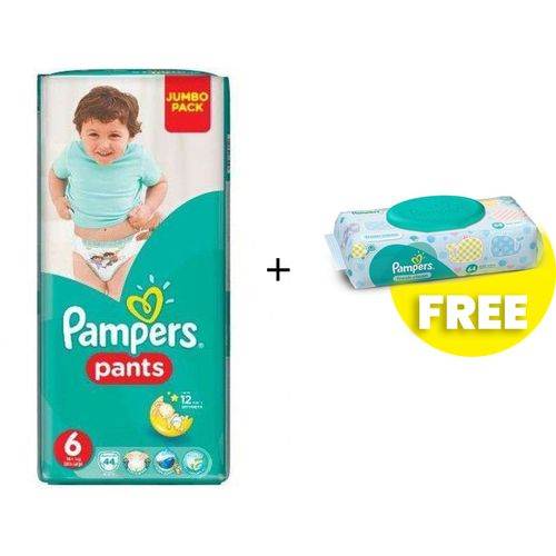 Pampers 1 Pamper Pants JP S3(2x62s) + FREE Fresh Wipes	