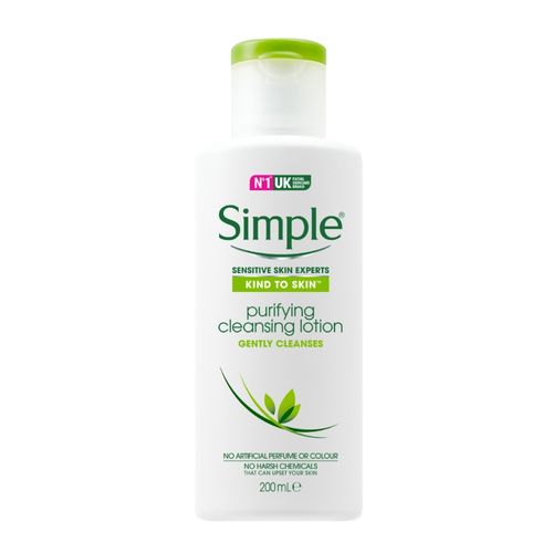 Generic Simple Sensitive Skin Experts Kind to Skin Purifying Cleansing Lotion Gently Cleanses	