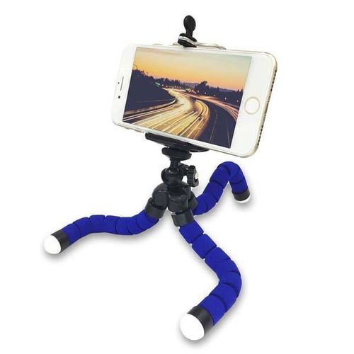 Generic Mini Tripod Stand Holder for Mobile Phone – Blue	