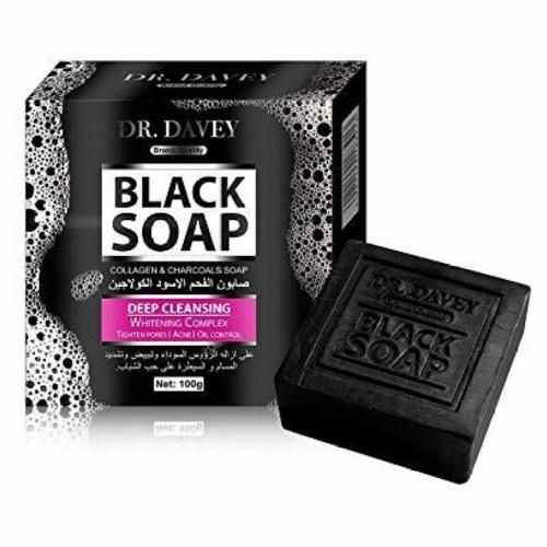 Dr. Davey Black Soap With Collagen & Charcoal 100g