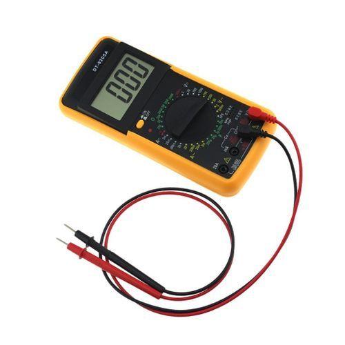Generic DT9205A Digital Multimeter Capacitance Multi Meter – Yellow,Black.