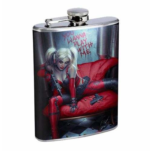 Generic Harley Quinn Stainless Steel Drinking Flask – 230ml