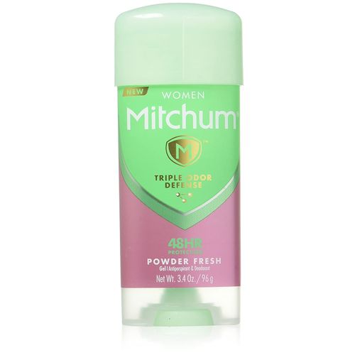 Mitchum Antiperspirant Deodorant, Triple Odor Defense Gel, Shower Fresh, 3.4 oz