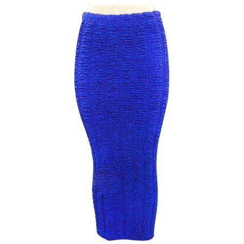 Generic Women’s Smart Designer Fancy Long Skirt – Blue