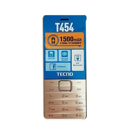 Tecno T454 Dual Sim 2.8″ 4MB RAM 4MB ROM 1500mah – Gold	