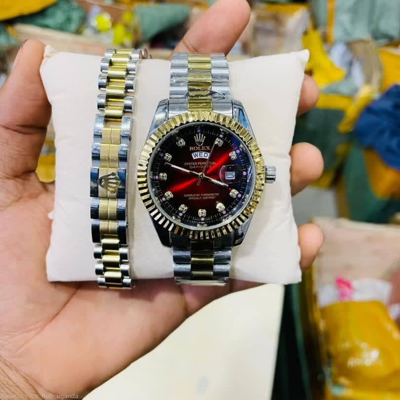 Rolex watch with bracelet