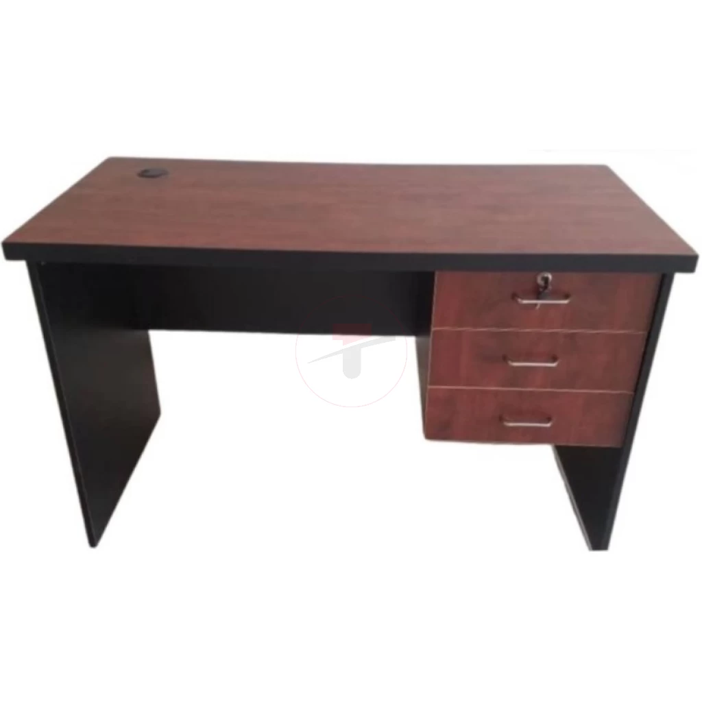 Office table 120cm mahogany 