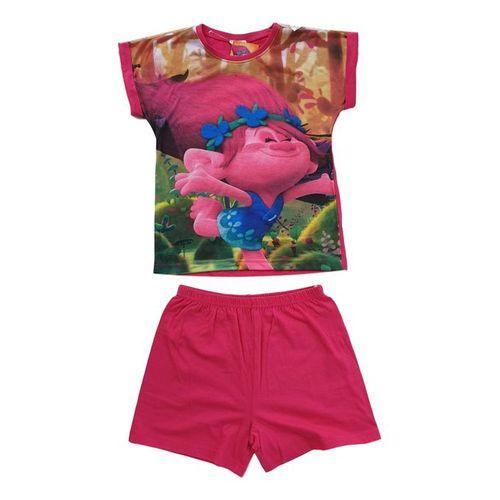 Pep & Co Girls Trolls Short Pajama Set – Pink	