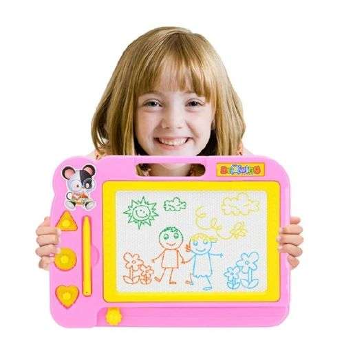 ABS Kids Kids Magnetic Writing Board-Multi Coloured	