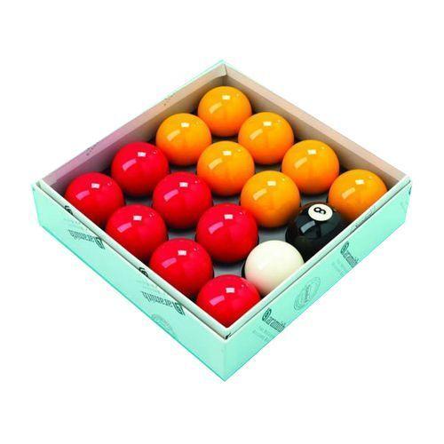 Generic Pool Table 16 Balls Replacement Set – Black, Yellow, Red	