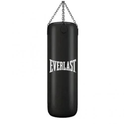 Everlast Empty Punching Bag with Hanging chain- Black	