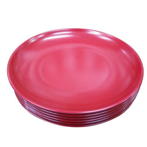 Best Generic 6 Pieces Melamine Dinner Plates Red Online, Shop Dantty