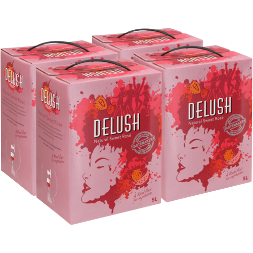 DELUSH SWEET RED 5000(5L) WINE 4 pack box