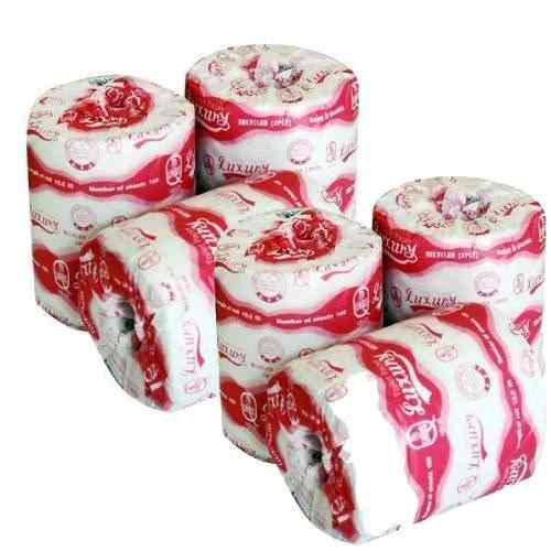 Luxury Pack Of 6 Rolls Of Luxury Toilet Paper – Pink	